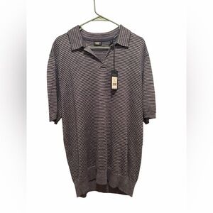 Faherty Reserve short sleeve linen sweater polo. Size XXL. New with tags